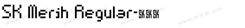 SK Merih Regular字体转换